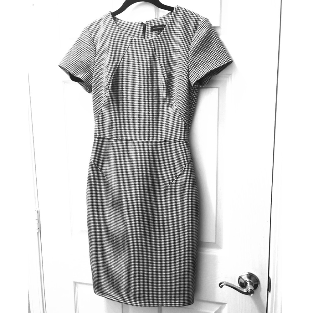 Banana Republic Houndstooth Dress (SZ 6)